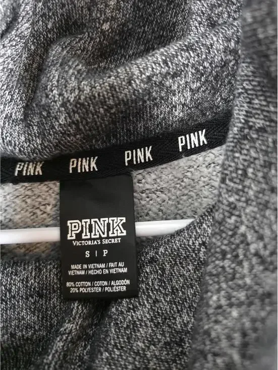 Victorias Secret Pink BLING Sequined Cowl Neck Pullover Sweater Shirt SMALL - Picture 5 of 6